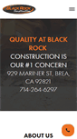 Mobile Screenshot of blackrock-construction.net