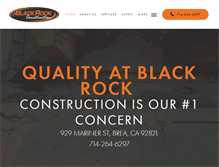 Tablet Screenshot of blackrock-construction.net